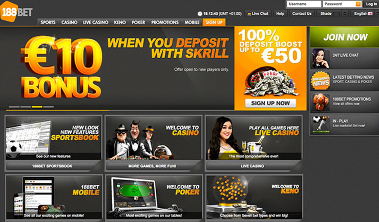 188bet Sign Up Offer